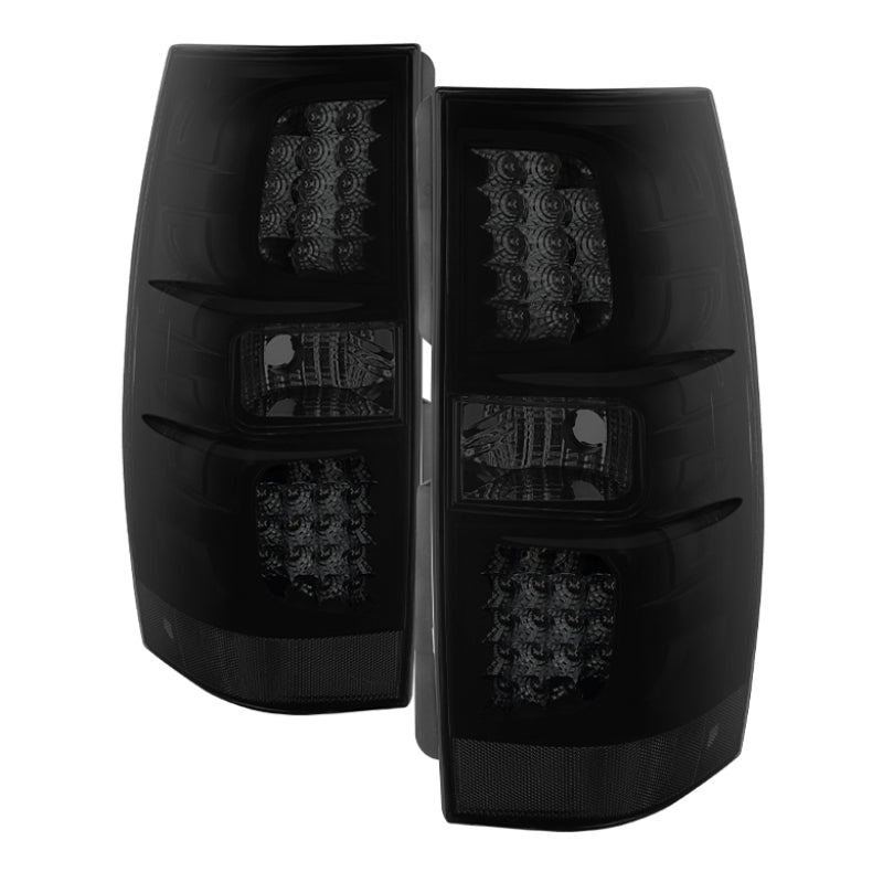 xTune Mc Yukon/Yukon Denali 07-14 LED Tail Lights Black Smoked ALT-JH-CSUB07-LED-G2-BSM