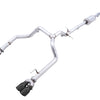 AWE Tuning 4th Gen GM 1500 5.3L 0FG Catback Split Rear Exit (w/ Bumper Cutouts) - Quad Diamond Tips