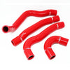 Torque Solution 08-15 Mitsubishi Evolution X Silicone Radiator Hose Kit - Red