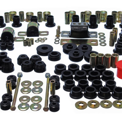 Energy Suspension 63-82 Chevrolet Corvette Black Hyper-flex Master Bushing Set