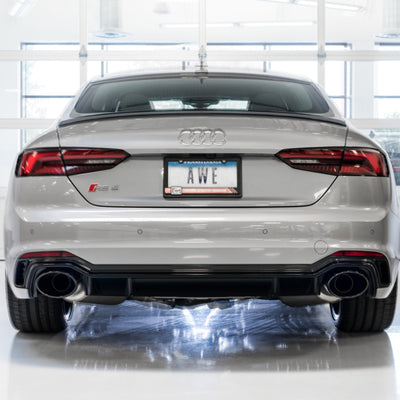 AWE Tuning Audi B9 RS 5 2.9L (Res.For Performance Cat) Touring Edition Exhaust w/ Diamond Black Tips
