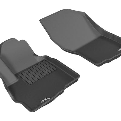 3D MAXpider 2011-2019 Mitsubishi Outlander Sport Kagu 1st Row Floormat - Black