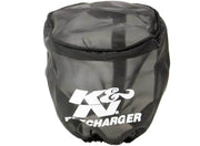 K&N PreCharger Air Filter Wrap Black Universal 4in. Height 4in. Inside Diameter