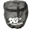 K&N Precharger Air Filter Wrap Black Universal 4in. Height 4in. Inside Diameter