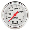 AutoMeter Gauge Water Temp 2-1/16in. 120-240 Deg. F Mech Arctic White