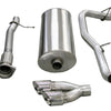 Corsa 2007-2010 Cadillac Escalade ESV 6.2L V8 Polished Sport Cat-Back Exhaust