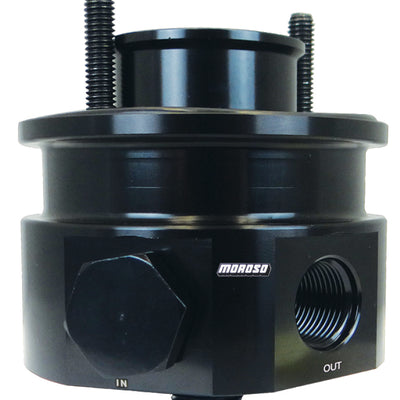 Moroso Chevrolet Big Block Oil Filter Adapter - Sandwich - Accumulator/External Pump