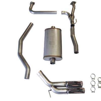 JBA 04-20 Nissan Titan 5.6L 304SS Pass Side Dual Exit Cat-Back Exhaust