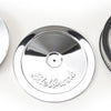 Edelbrock Air Cleaner Pro-Flo Series Round Steel Top Paper Element 10In Dia X 3 5In Chrome