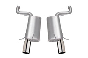 Gibson 06-08 Cadillac STS V 4.4L 2.5in Axle-Back Dual Exhaust - Stainless