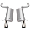 Gibson 06-08 Cadillac STS V 4.4L 2.5in Axle-Back Dual Exhaust - Stainless