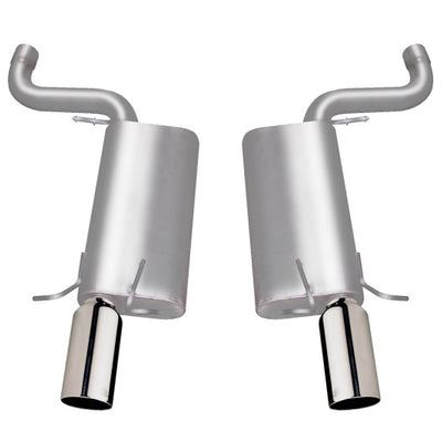 Gibson 06-08 Cadillac STS V 4.4L 2.5in Axle-Back Dual Exhaust - Stainless