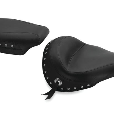 Mustang 14-21 Yamaha Bolt Standard Touring Solo Seat w/Studs- Black