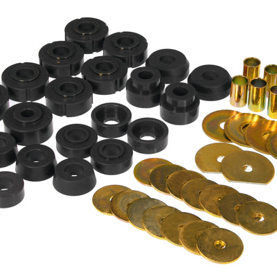 Prothane 65-70 GM Various 2dr Hardtop Body Mount - Black