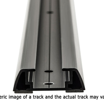 Rhino-Rack RTV Tracks w/Hardware & End Caps - 74.0in - Pair