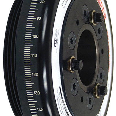 ATI Damper - 7.074in - Alum - Honda D - 4 Grv Rear Aluminum Pulley - 10 Percent Underdrive