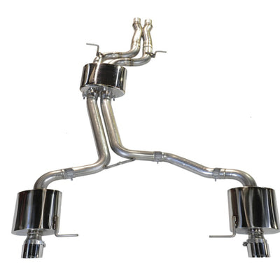 AWE Tuning Audi 8R Q5 3.0T Touring Edition Exhaust Dual Outlet Chrome Silver Tips
