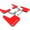 Rally Armor 19-24 Ford Focus ST MK4 Red UR Mud Flap w/White Logo