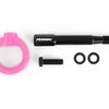 Perrin 08-14 Subaru WRX/STI Hatchback Tow Hook Kit (Rear) - Hyper Pink