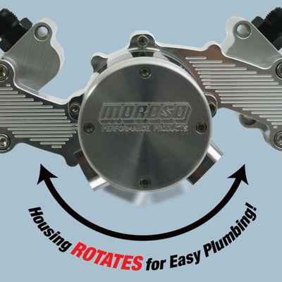 Moroso GM LS Series Electric Water Pump - Billet Aluminum