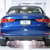 AWE Tuning Audi 8V A3 Touring Edition Exhaust - Dual Outlet Diamond Black 90 mm Tips