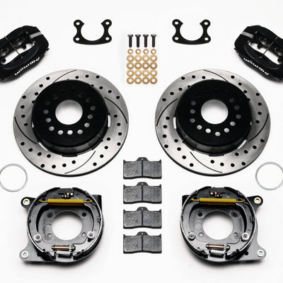 Wilwood Forged Dynalite P/S Park Brake Kit Drilled Small Ford 2.50in Offset