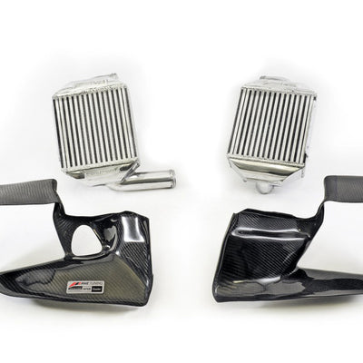 AWE Tuning Audi 2.7T Performance Intercooler Kit - w/Carbon Fiber Shrouds