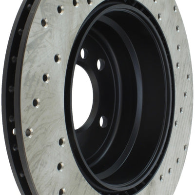 StopTech Sport Cross Drilled Brake Rotor - Front Left