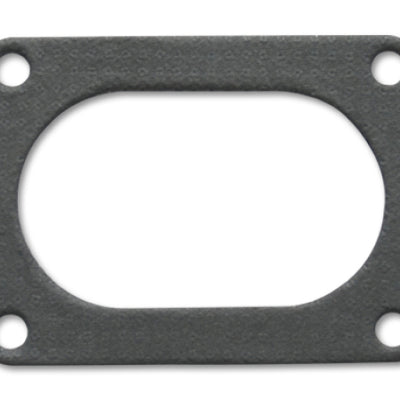 Vibrant 4 Bolt Flange Gasket for 3.5in O.D. Oval tubing (Matches #13176S)