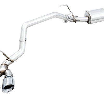 AWE Tuning 09-18 RAM 1500 5.7L (w/o Cutouts) 0FG Single Side Exit Cat-Back Exhaust - Chrome Tips