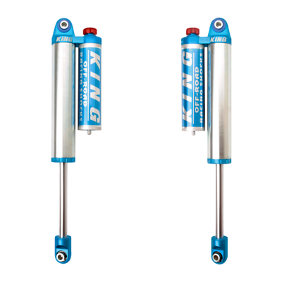 King Shocks 2016+ Nissan Titan XD Rear 2.5 Dia Piggyback Reservoir Shock w/Adjuster (Pair)