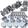 Eagle Chevy 350 2 Pc Seal Balanced Rotating Assembly 3.75in Crank 5.700in I-Beam Rod 4.060in Piston