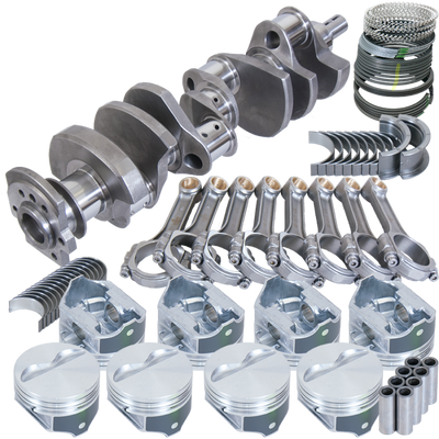 Eagle Chevy 350 2 Pc Seal Balanced Rotating Assembly 3.75in Crank 5.700in I-Beam Rod 4.060in Piston