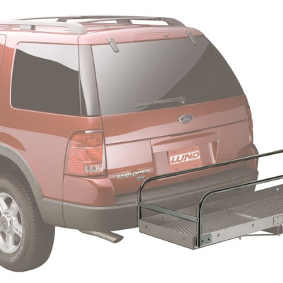 Lund Universal Sidebar Attachment 20x60 Nonfolding Steel Carrier - Black