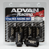 Advan Lug Nut 12X1.5 (Black) - 4 Pack