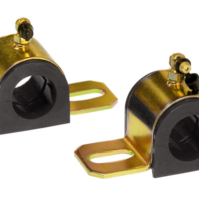 Prothane Universal 90 Deg Greasable Sway Bar Bushings - 28MM - Type B Bracket - Black