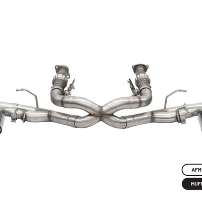 Corsa 20-25 Chevrolet Corvette C8 RWD 3in Xtreme Cat-Back Exhaust w/4.5in Carbon Fiber Polished Tips