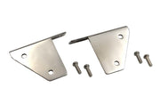 Kentrol 76-95 Jeep CJ/Wrangler YJ Spot Light Bracket Pair - Polished Silver