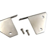 Kentrol 76-95 Jeep CJ/Wrangler YJ Spot Light Bracket Pair - Polished Silver