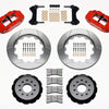 Wilwood Narrow Superlite 6R Front Hat Kit 14.00in Red 98-02 Camaro/Firebird