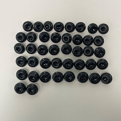 EGR Injection Molded Black Push In Bolt Kit