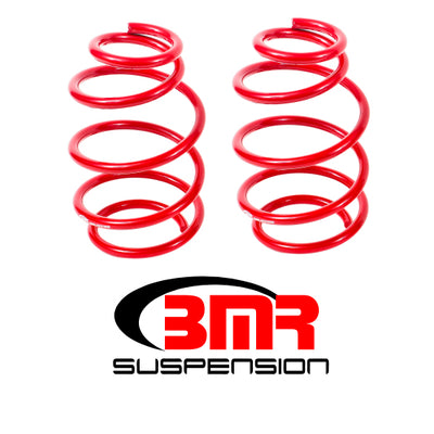 BMR 10-15 5th Gen Camaro V8 Front Lowering Springs - Red