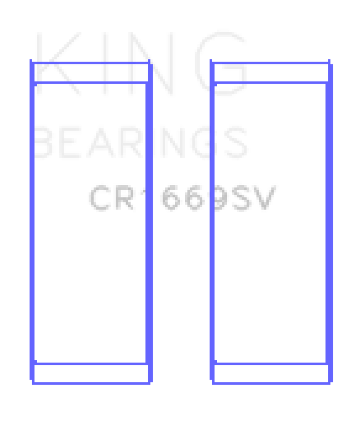 King Engine Bearings Volkswagen AZV/CFAC/AWX (Size +0.50mm) Connecting Rod Bearing Set