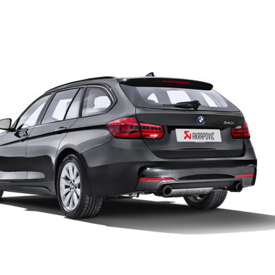 Akrapovic 16-17 BMW 340i (F30 F31) Evolution Line Cat Back (SS) w/ Carbon Tips (Req. Link Pipe)