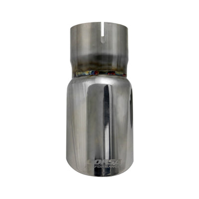 Corsa Single Universal 2.5in Inlet / 3in Outlet Polished Pro-Series Tip Kit