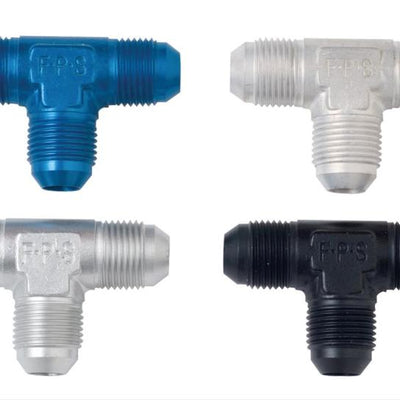 Fragola -8AN Bulkhead Tee-On The Run - Black