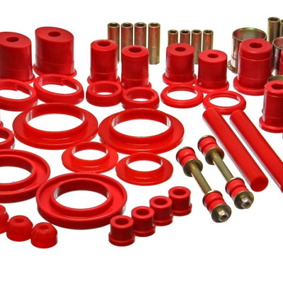 Energy Suspension 99-04 Ford Mustang Red Hyper-flex Master Bushing Set