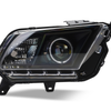 Raxiom 10-12 Ford Mustang w/ Headlights CCFL Halo Projector Headlights- Black Housing (Clear Lens)