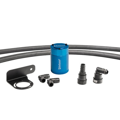 Volant 15-23 Ford F-150 Auto 3oz Aluminum Oil Catch Can w/Mounting Bracket - Blue