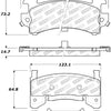 StopTech Sport Brake Pads w/Shims and Hardware - Front
